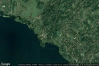 Vue aérienne de Agua Azul