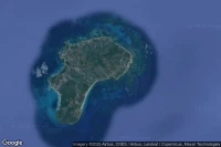 Vue aérienne de Corn Island