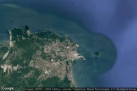 Vue aérienne de Puerto Limon