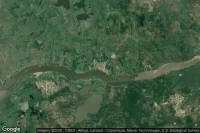 Vue aérienne de Hatillo de Loba