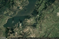 Vue aérienne de Guatavita