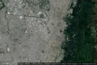 Vue aérienne de Bogota