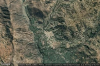 Vue aérienne de Yungay