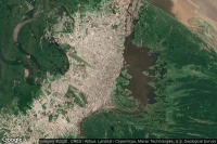 Vue aérienne de Iquitos