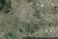 Vue aérienne de San Andrés Cholula