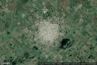 Vue aérienne de Veinticinco de Mayo