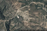 Vue aérienne de San Agustin de Valle Fertil