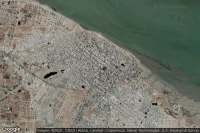 Vue aérienne de Rio Gallegos
