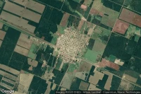 Vue aérienne de Pampa del Infierno