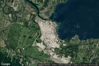 Vue aérienne de Villarrica