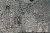 Vue aérienne de Santiago