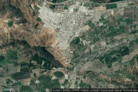 Vue aérienne de Melipilla