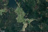 Vue aérienne de Contulmo