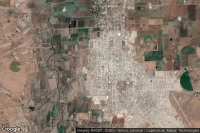 Vue aérienne de Nuevo Casas Grandes