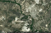 Vue aérienne de Cienega de Flores