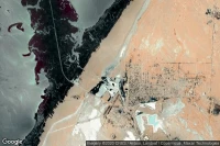 Vue aérienne de Guerrero Negro