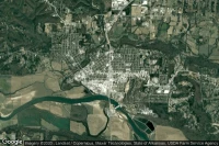 Vue aérienne de Batesville