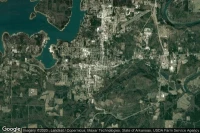 Vue aérienne de Heber Springs