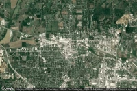 Vue aérienne de Jonesboro