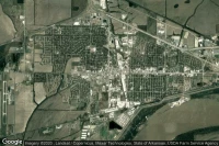 Vue aérienne de West Memphis