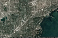 Vue aérienne de Coral Gables