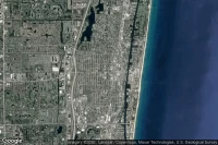 Vue aérienne de Delray Beach
