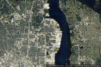 Vue aérienne de Duval County