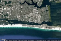 Vue aérienne de Fort Walton Beach