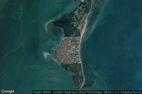 Vue aérienne de Key Biscayne