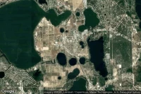 Vue aérienne de Lake Placid