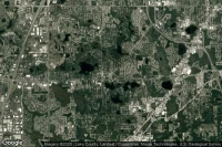 Vue aérienne de Lake Mary
