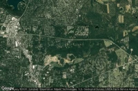 Vue aérienne de Leon County