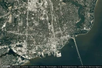 Vue aérienne de Pensacola