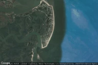 Vue aérienne de Tybee Island