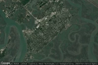 Vue aérienne de Wilmington Island