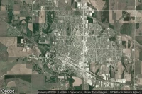 Vue aérienne de Hays