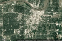 Vue aérienne de Topeka