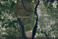 Vue aérienne de Belville