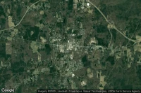 Vue aérienne de Pittsboro