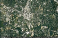 Vue aérienne de Raleigh