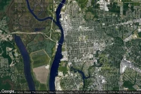 Vue aérienne de Wilmington
