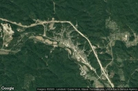 Vue aérienne de Nelsonville