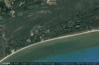 Vue aérienne de Kiawah Island