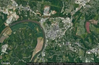 Vue aérienne de Clarksville