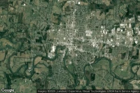 Vue aérienne de Shelbyville
