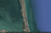Vue aérienne de South Padre Island