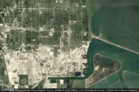 Vue aérienne de Texas City