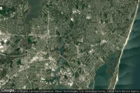 Vue aérienne de East Hampton