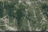 Vue aérienne de City of Norfolk