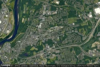Vue aérienne de East Hartford